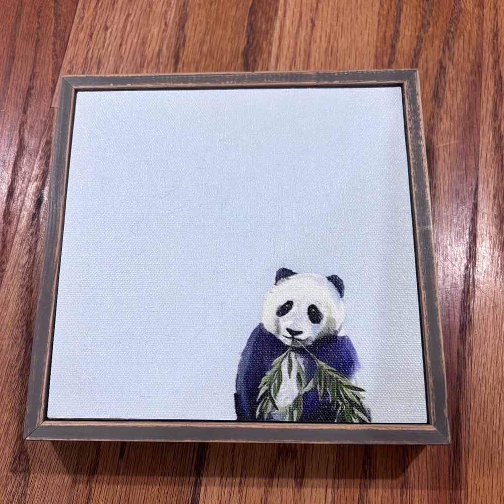 Baby Panda Canvas Wall Art - 6x6 Cathy Walters